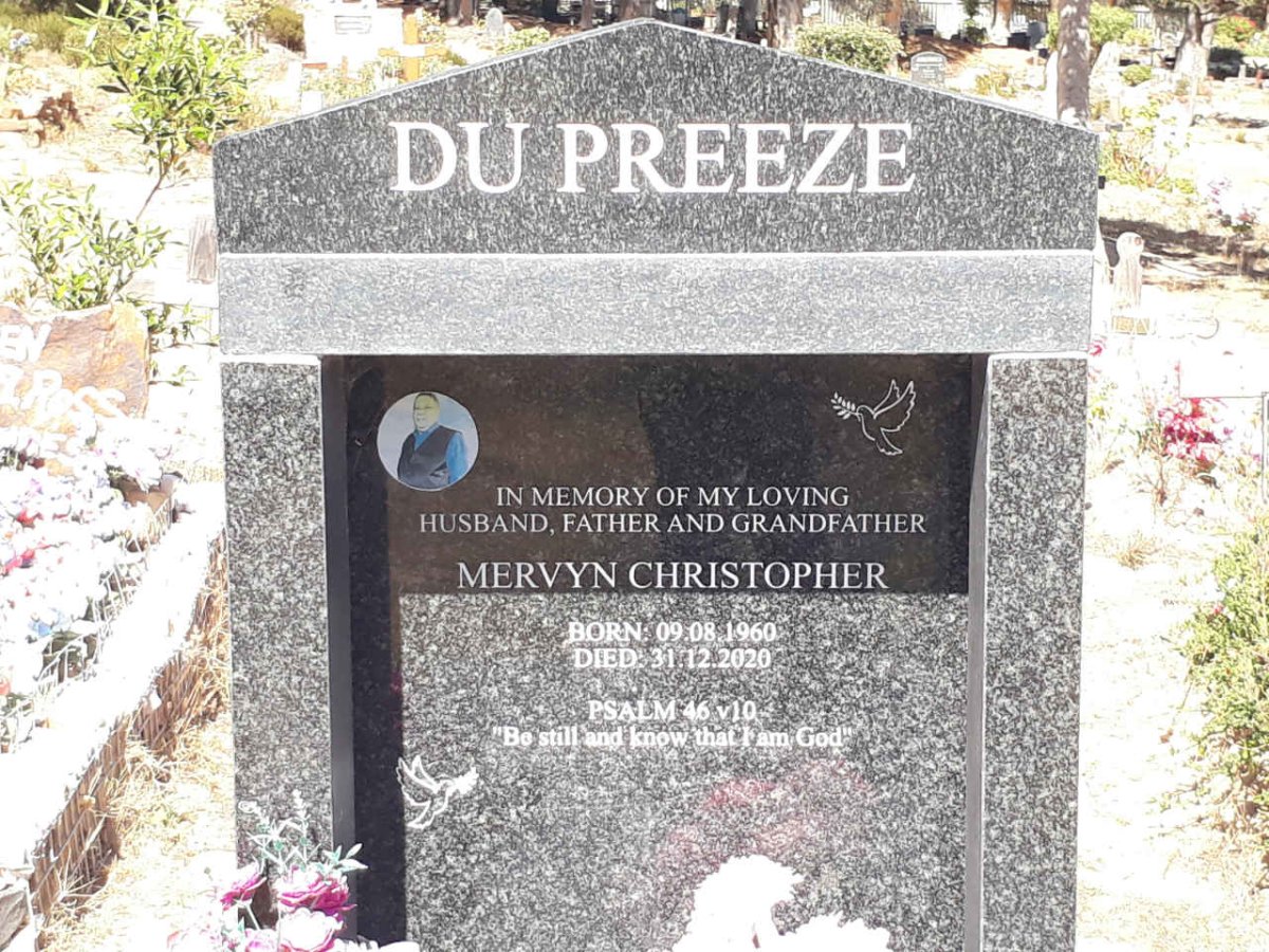 PREEZE Mervyn Christopher, du 1960-2020