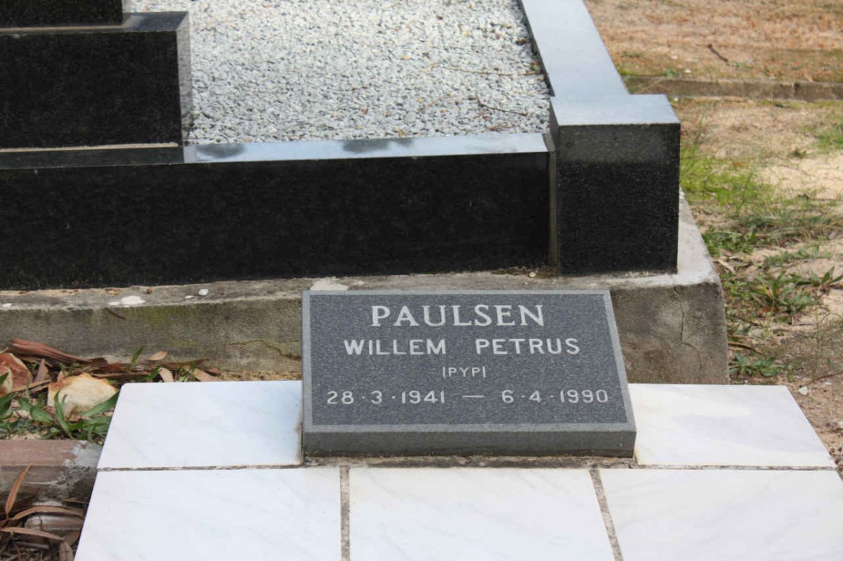 PAULSEN Willem Petrus 1941-1990