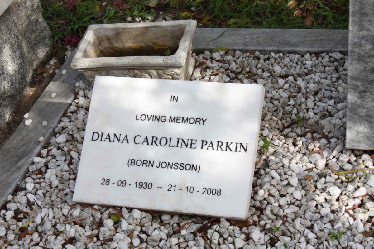PARKIN Diana Caroline nee JONSSON 1930-2008