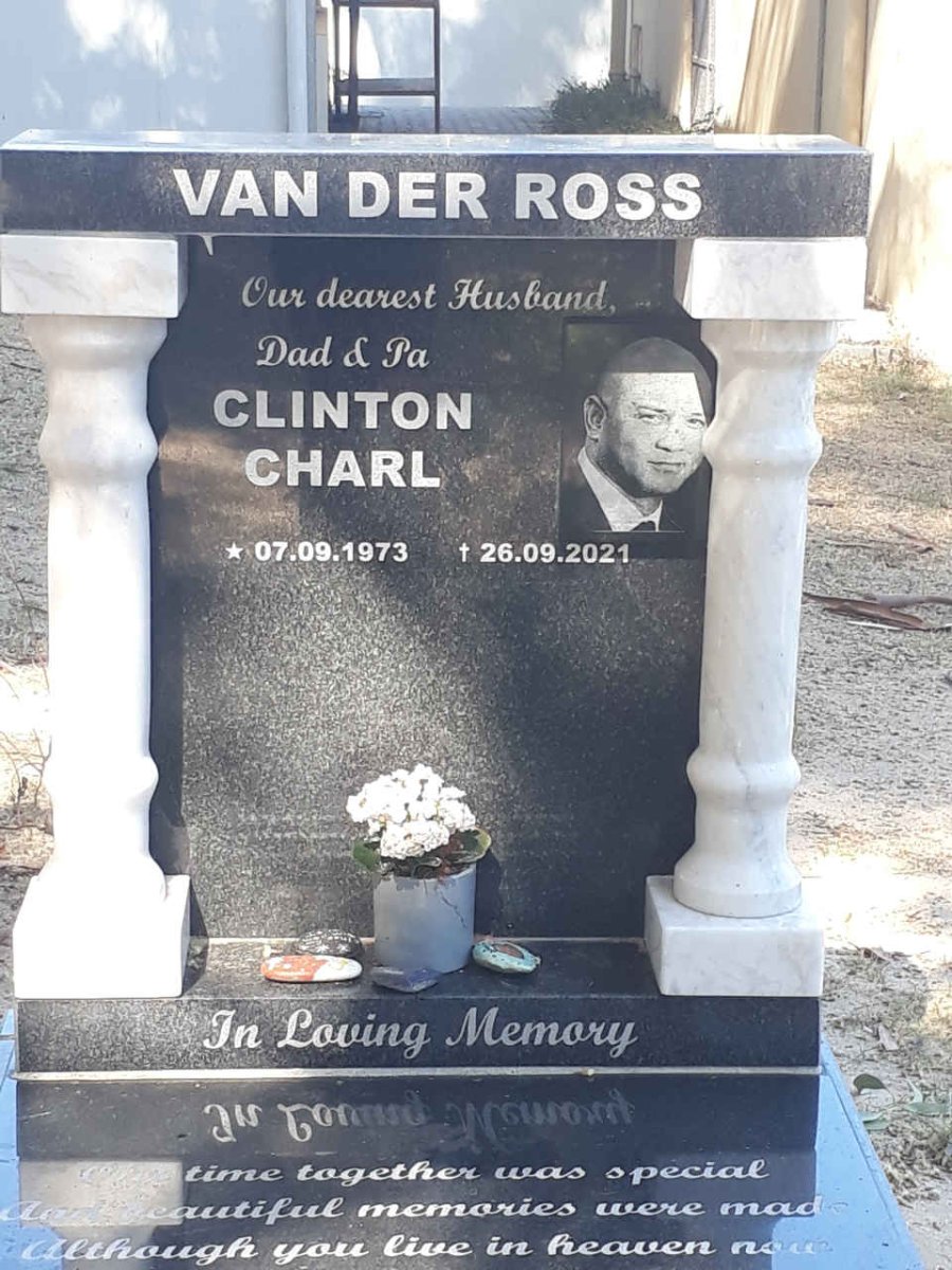 ROSS Clinton Charl, van der 1973-2021