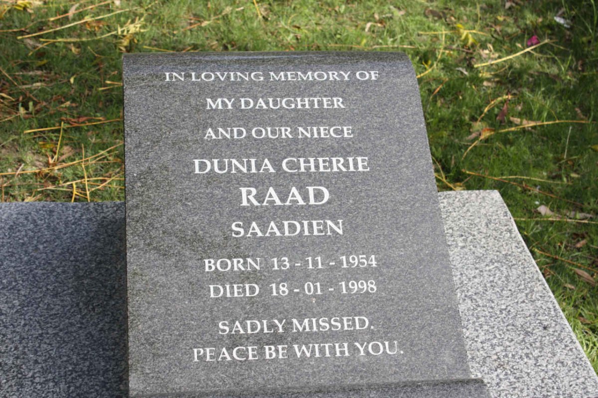 RAAD Dunia Cherie 1954-1998