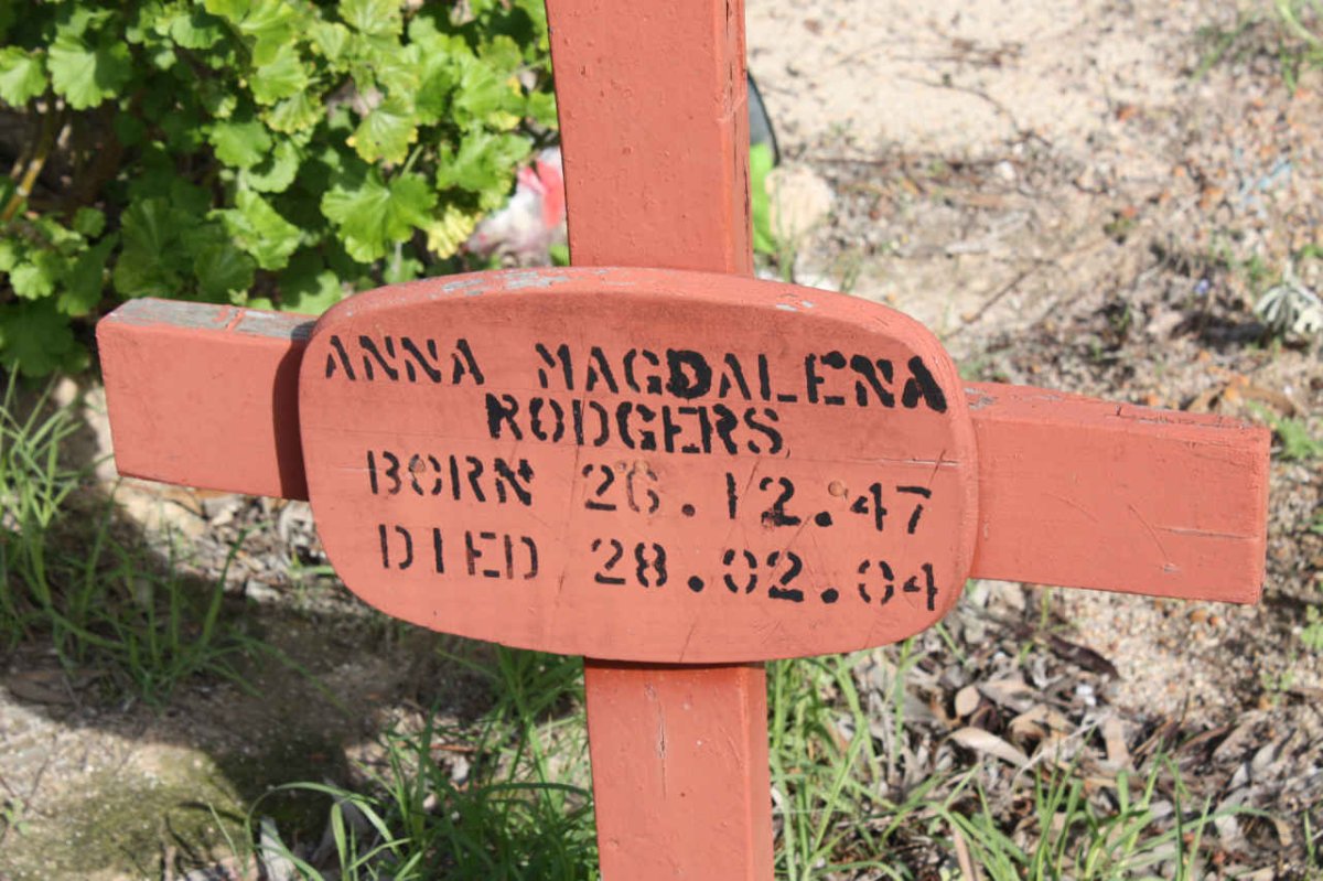 RODGERS Anna Magdalena 1947-2004