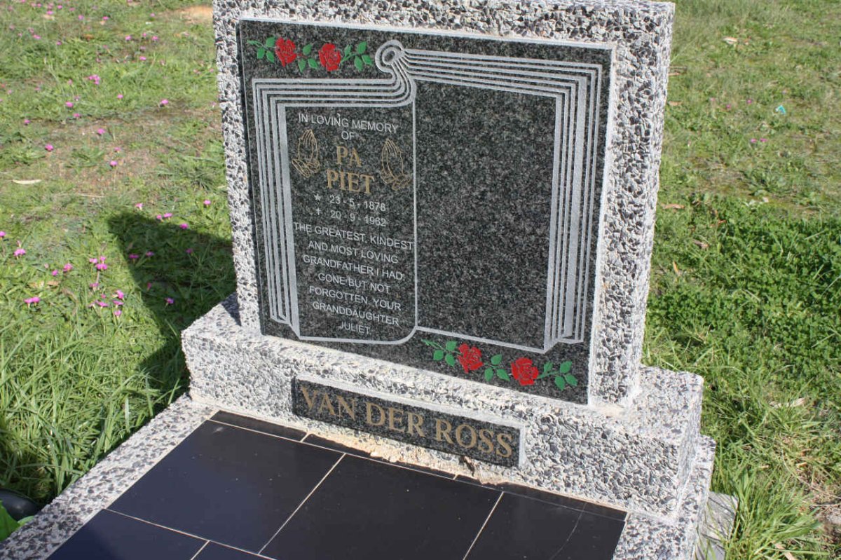 ROSS Piet, van der 1876-1962