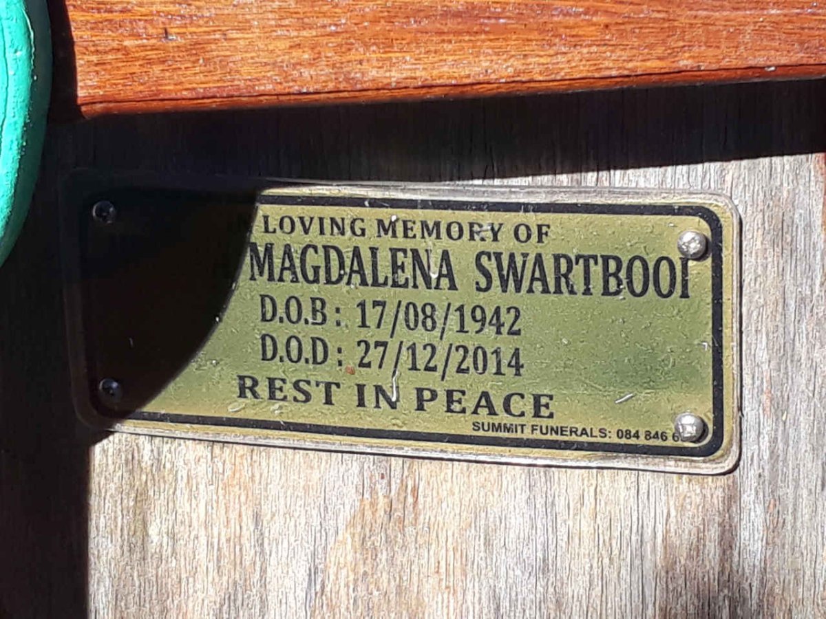 SWARTBOOI Helena Magdalena 1942-2014