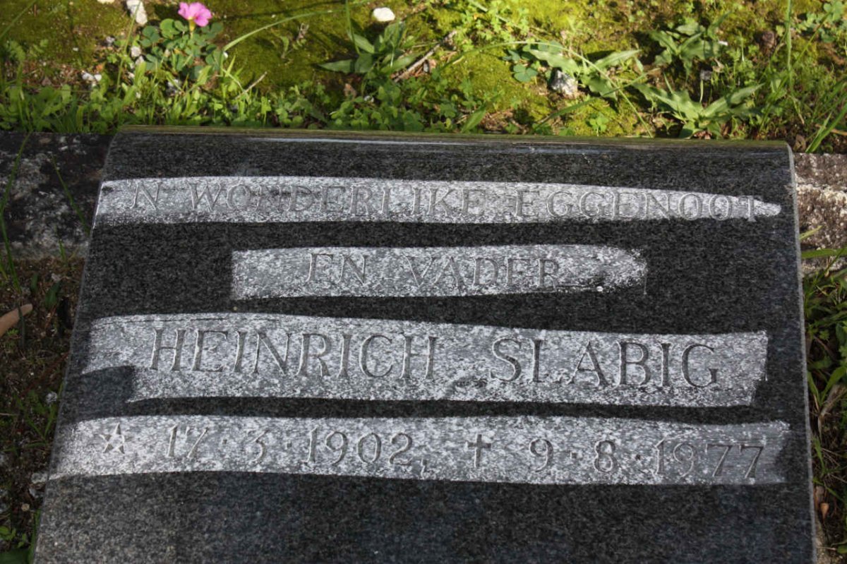 SLABIG Heinrich 1902-1977