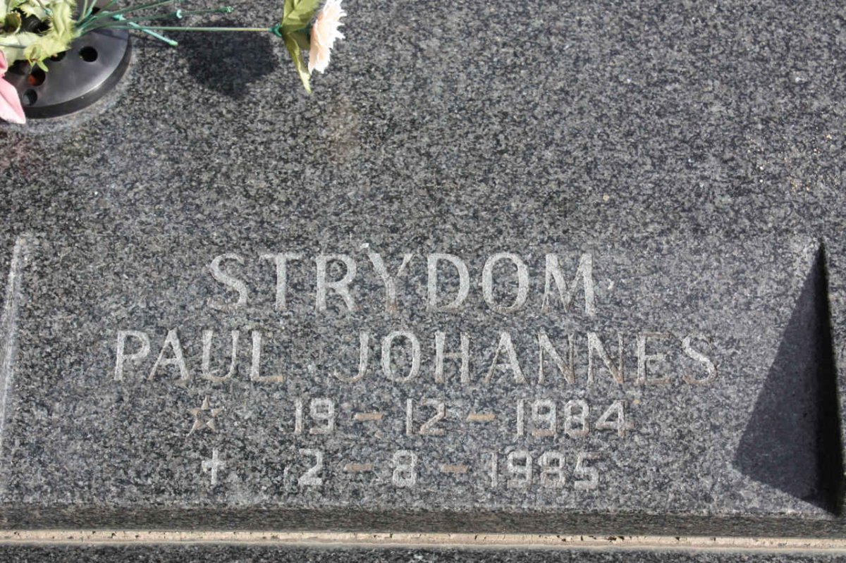 STRYDOM Paul Johannes 1984-1985