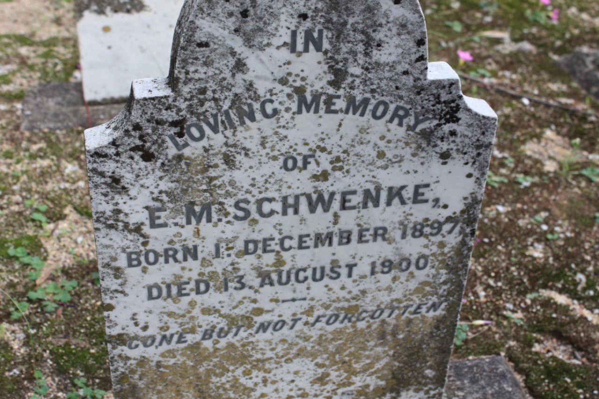 SCHWENKE E.M. 1897-1900