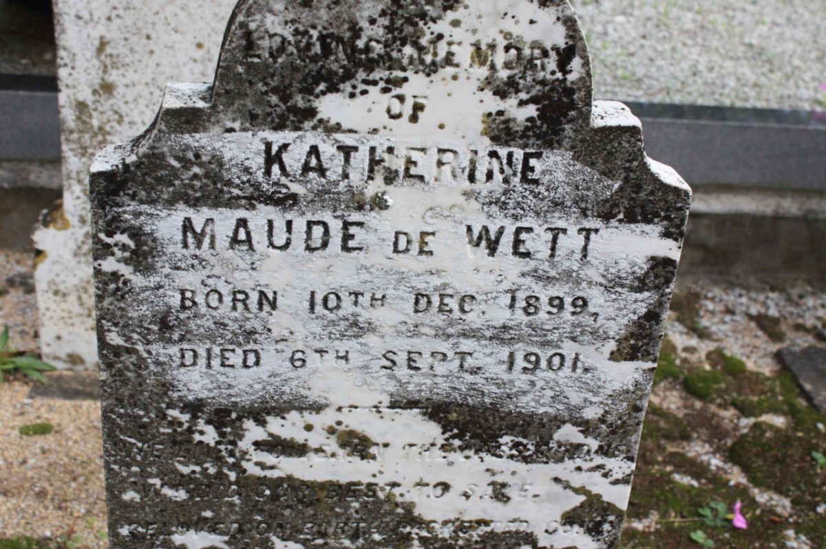 WETT Katherine Maude, de 1899-1901