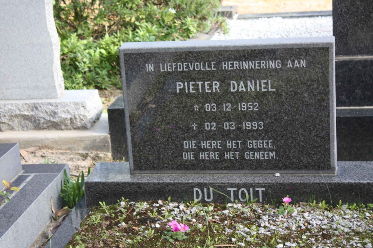 TOIT Pieter Daniel, du 1952-1993