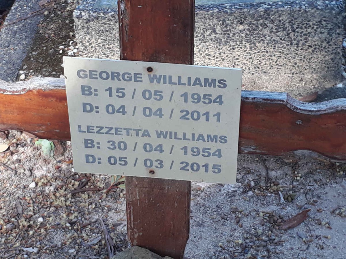 WILLIAMS George 1954-2011 &amp; Lezzetta 1954-2015
