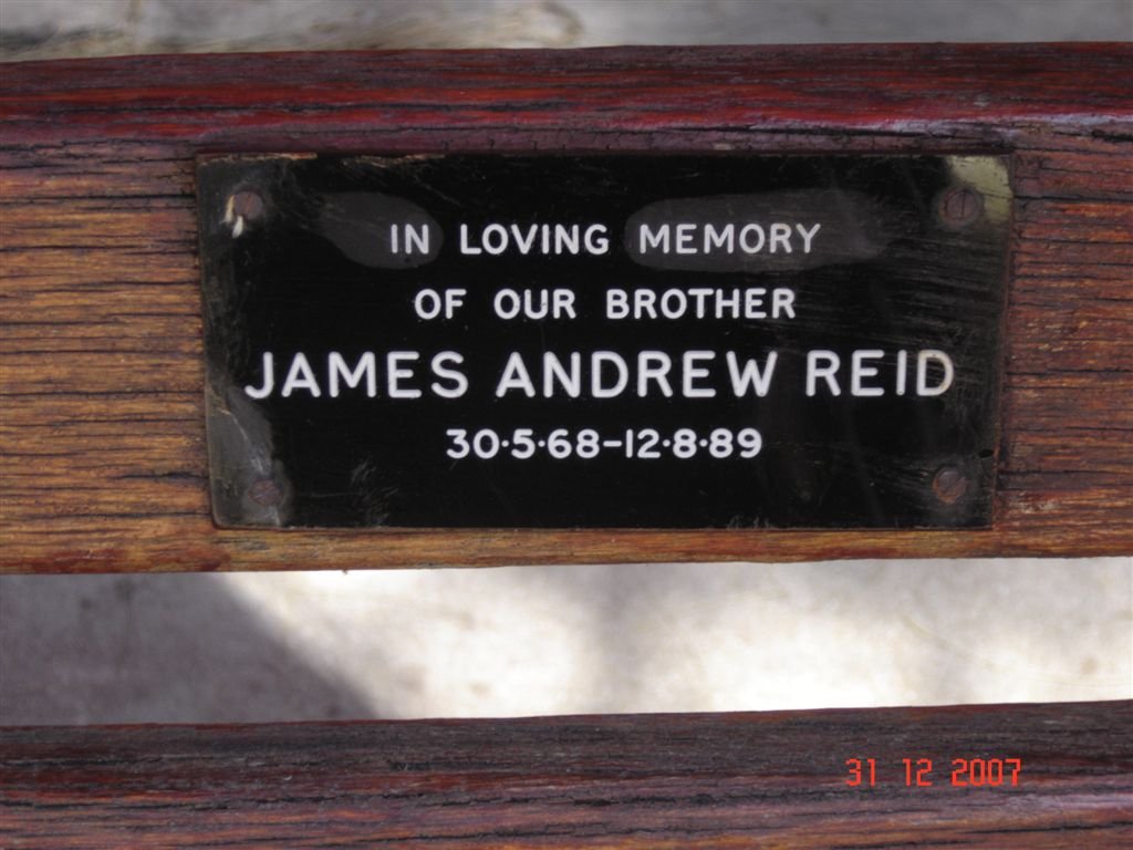 REID James Andrew 1968-1989