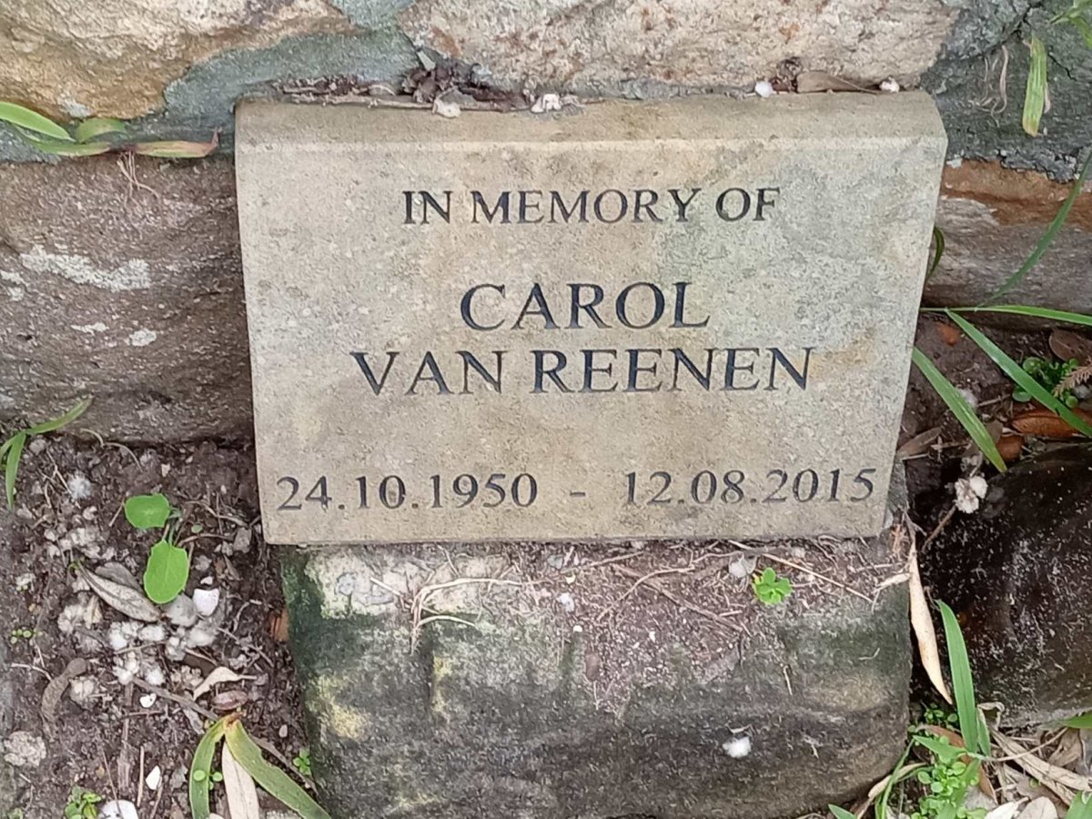 REENEN Carol, van 1950-2015