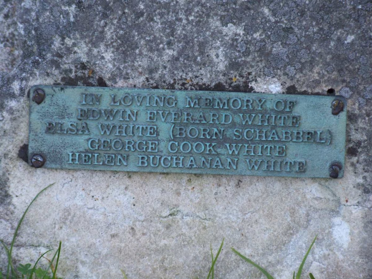 WHITE Edwin Everard :: WHITE Elsa nee SCHABBEL :: WHITE George Cook :: WHITE Helen Buchanan