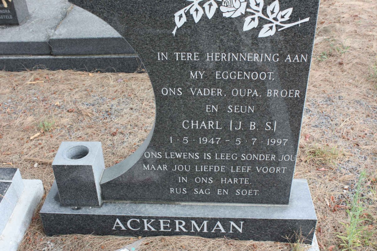 ACKERMAN J.B.S. 1947-1997
