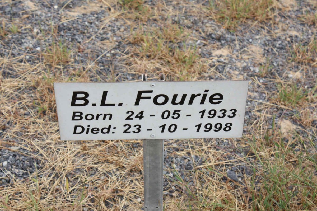 FOURIE B.L. 1933-1998