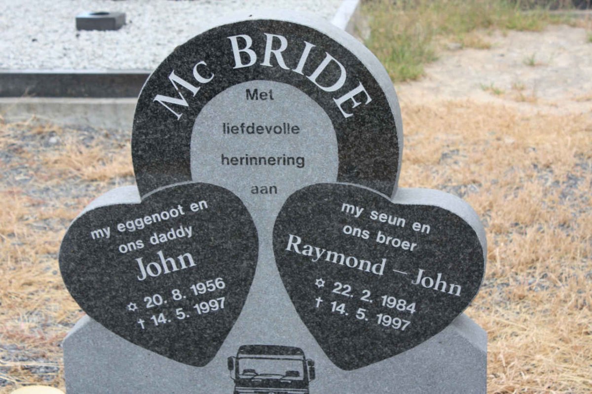 MCBRIDE John 1956-1997 :: MCBRIDE Raymond-John 1984-1997