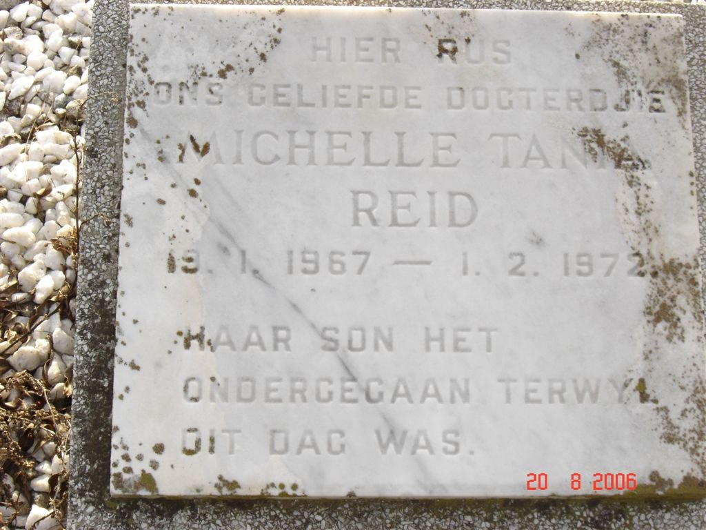 REID Michelle Tania 1967-1972