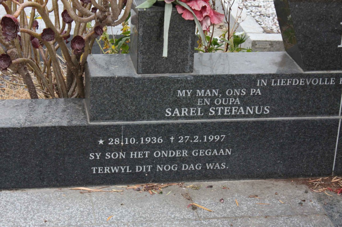 DEVENTER Sarel Stefanus, van 1936-1997