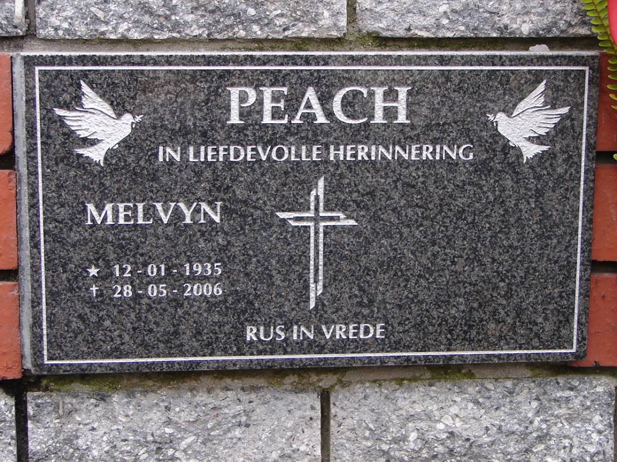 PEACH Melvyn 1935-2006