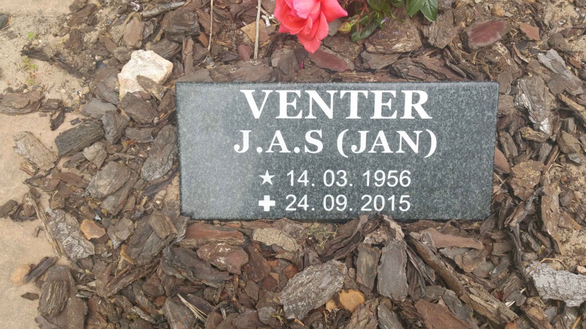 VENTER J.A.S. 1956-2015
