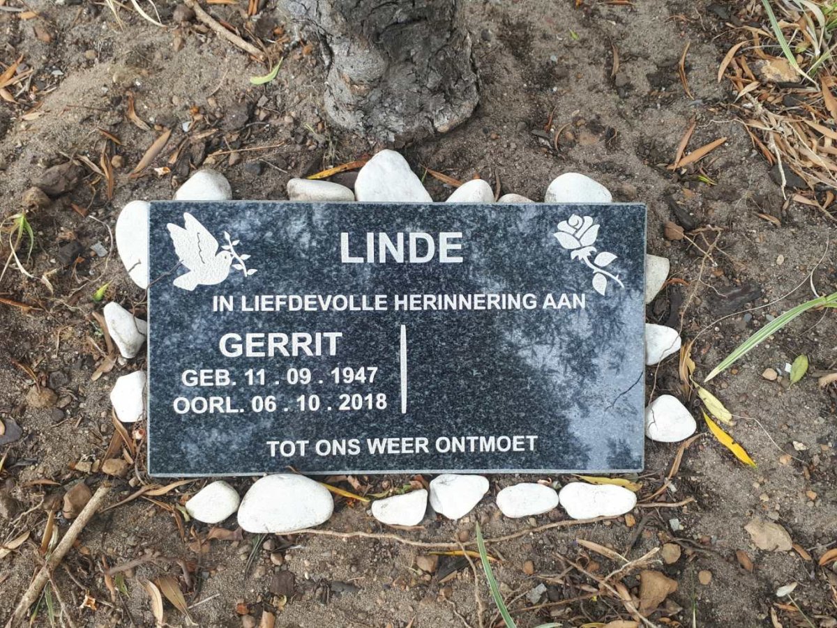 LINDE Gerrit 1947-2018