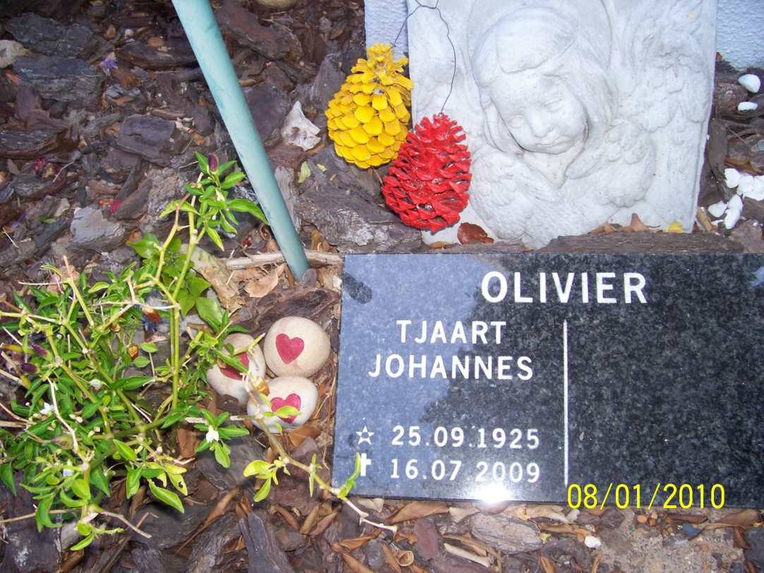 OLIVIER Tjaart 1925-2009