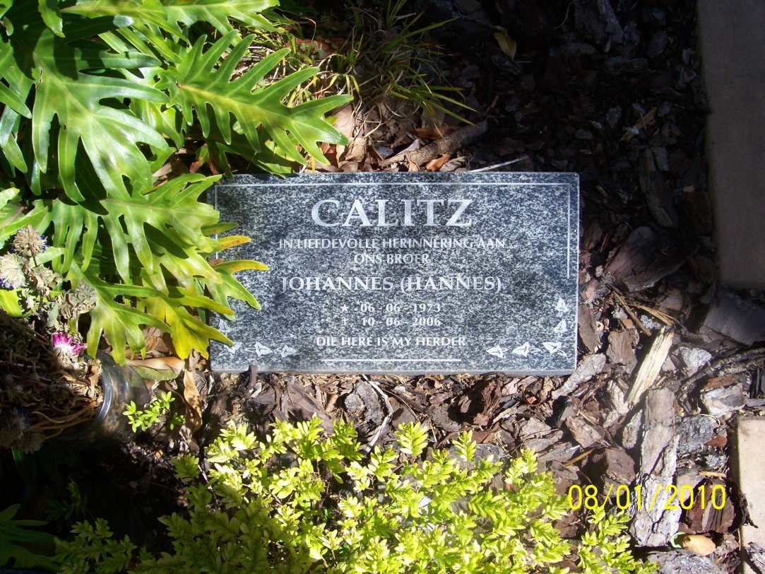 CALITZ Johannes 1921?-2006