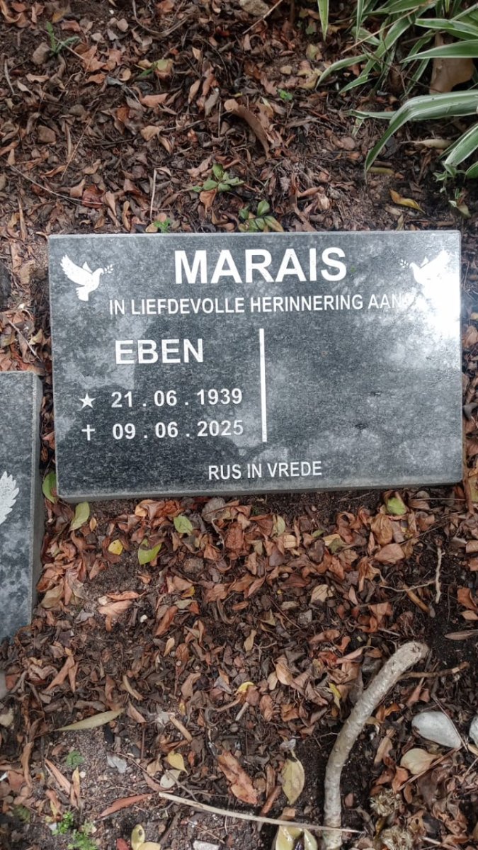 MARAIS Eben 1939-2025