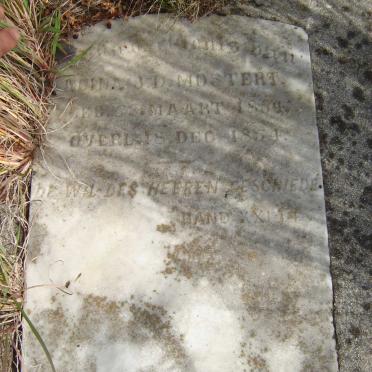 MOSTERT Alida J.D. 1854-1854