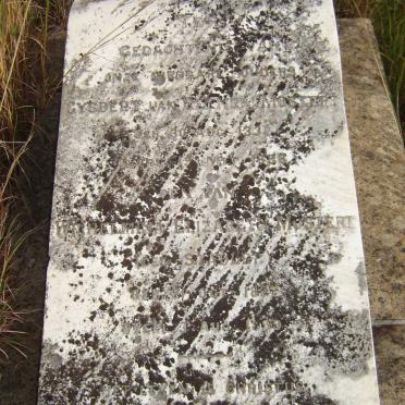 MOSTERT Gysbert van Reenen 1831-1898 &amp; Wilhelmina Elizabeth STADLER 1827-1899