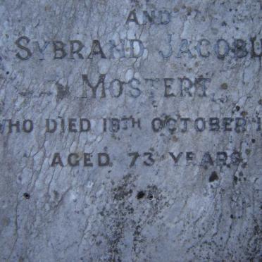 MOSTERT Sybrand Jacobus -1923