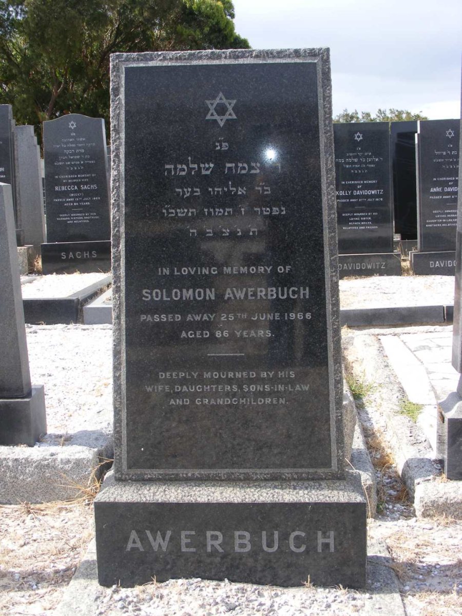AWERBUCH Solomon -1966