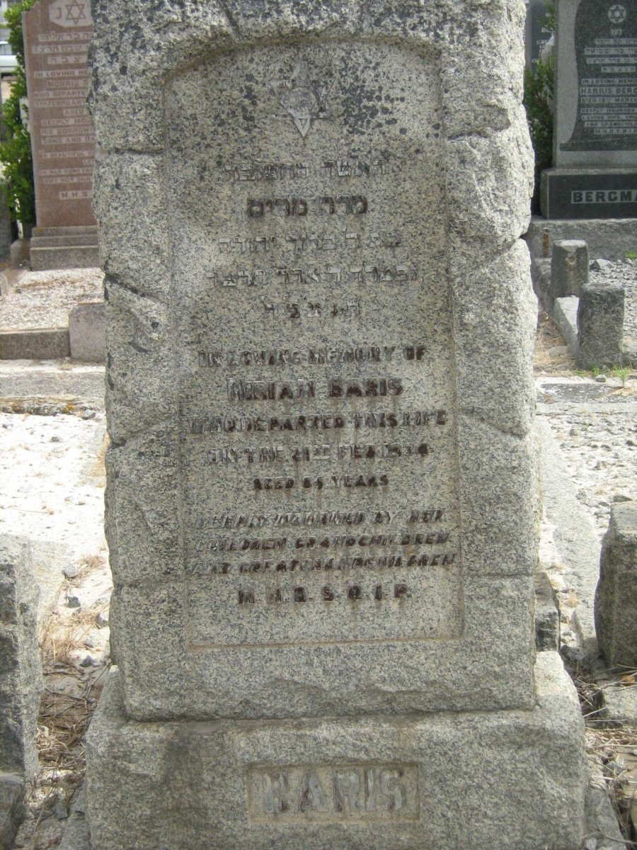 BARIS Miriam -1934