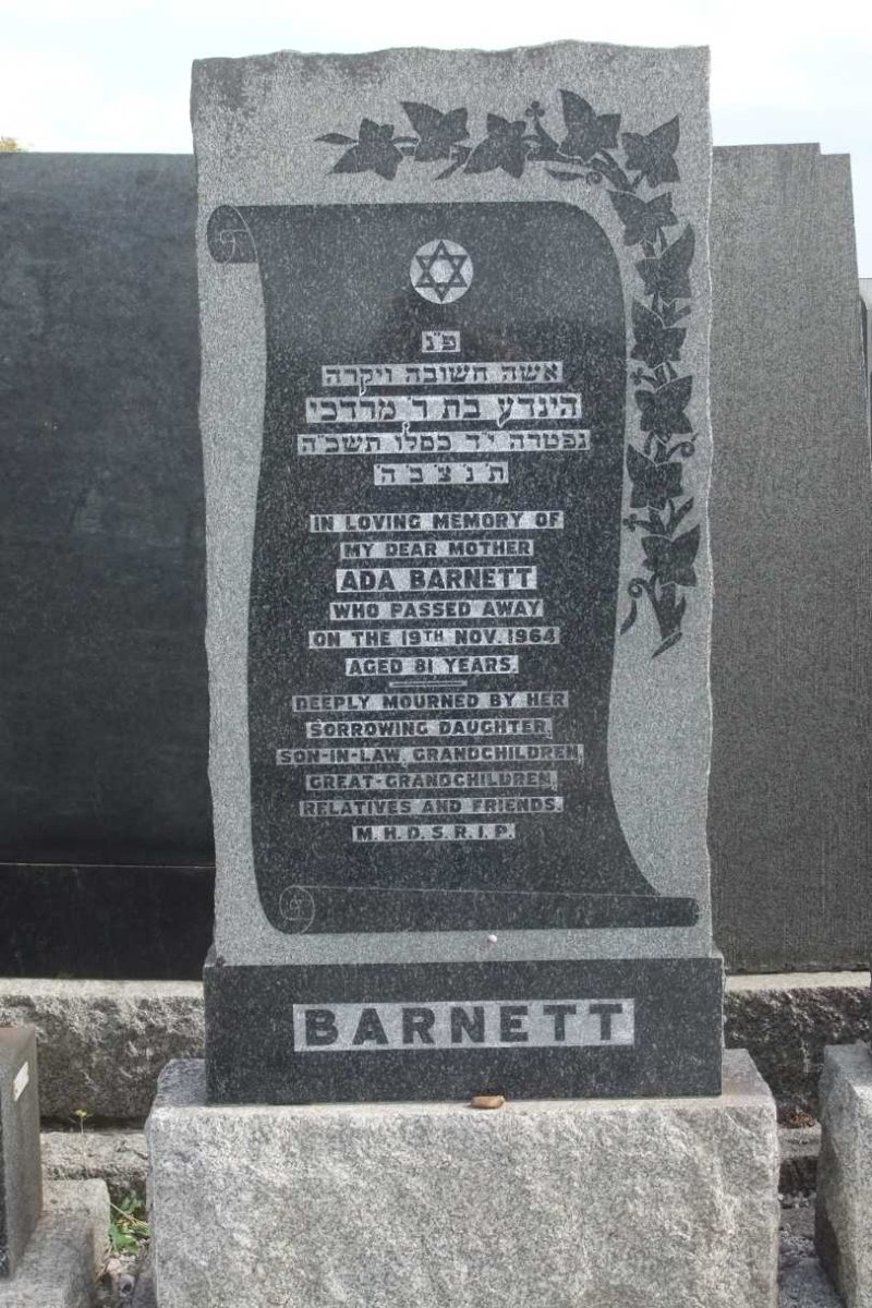 BARNETT Ada -1964