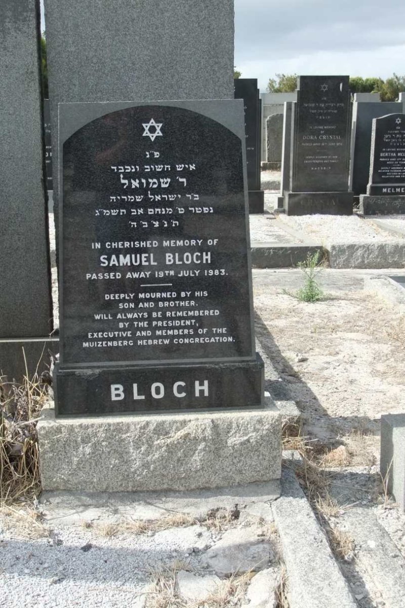 BLOCH Samuel -1983