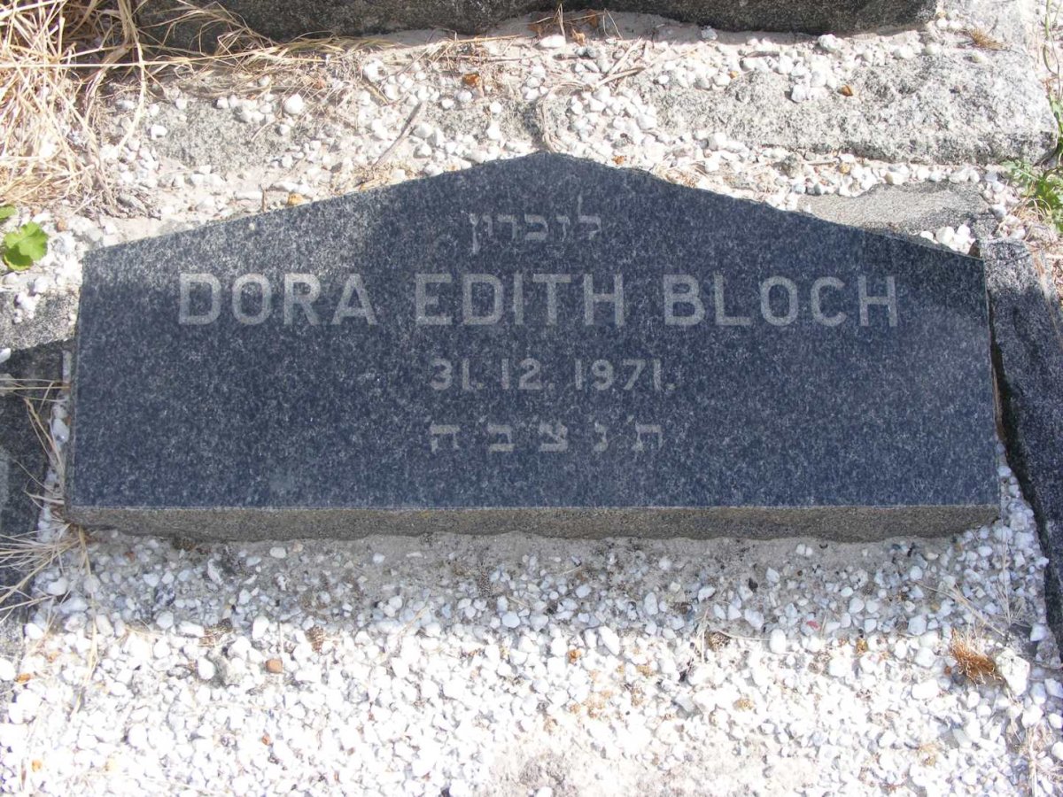 BLOCH Dora Edith -1971