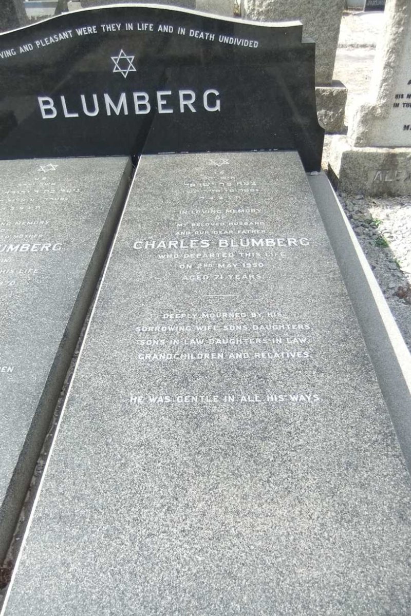 BLUMBERG Charles -1950 &amp; Katie -1970