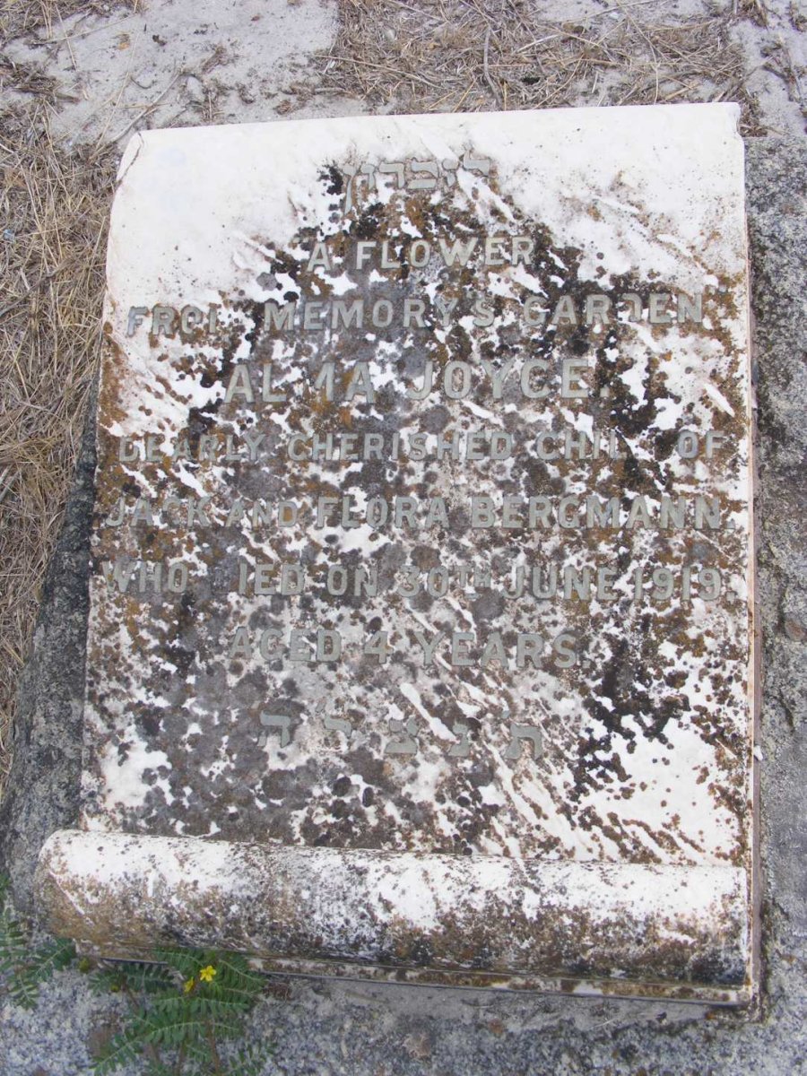 BERGMANN Alma Joyce -1919