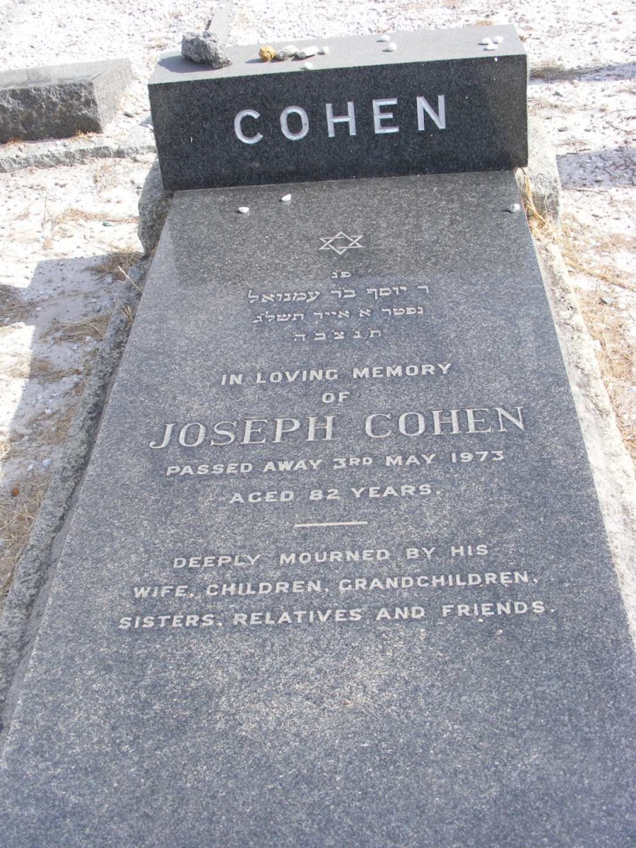 COHEN Joseph -1973