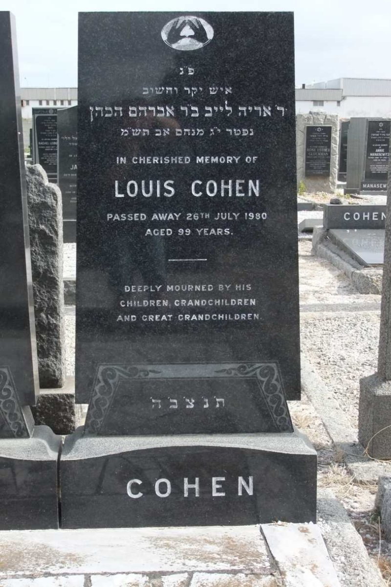 COHEN Louis -1980