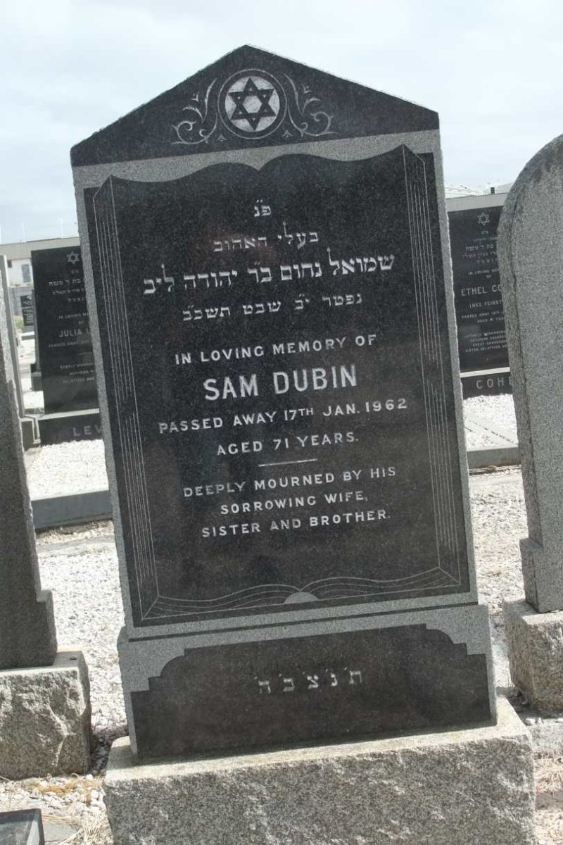DUBIN Sam -1962