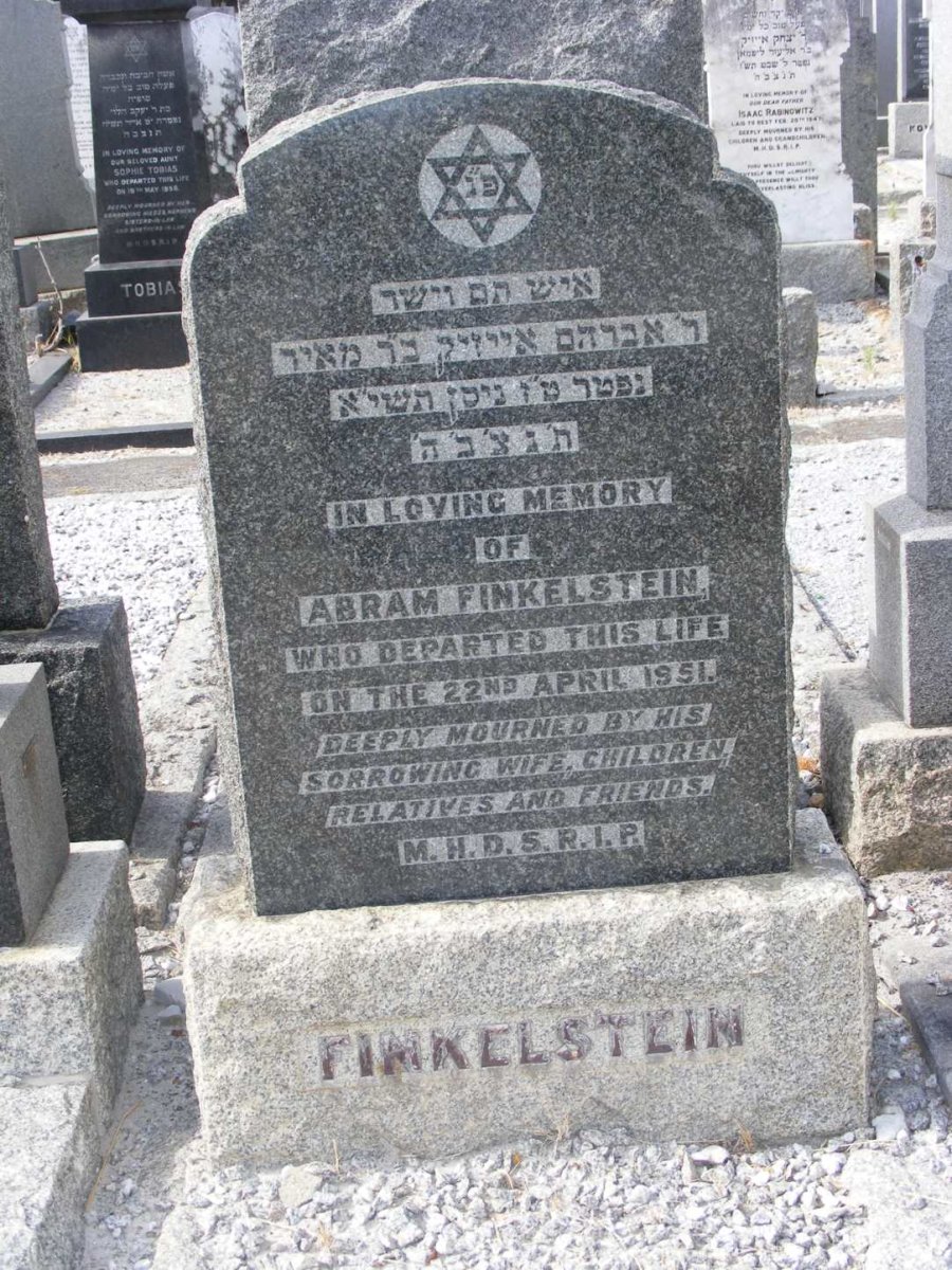 FINKELSTEIN Abram -1951