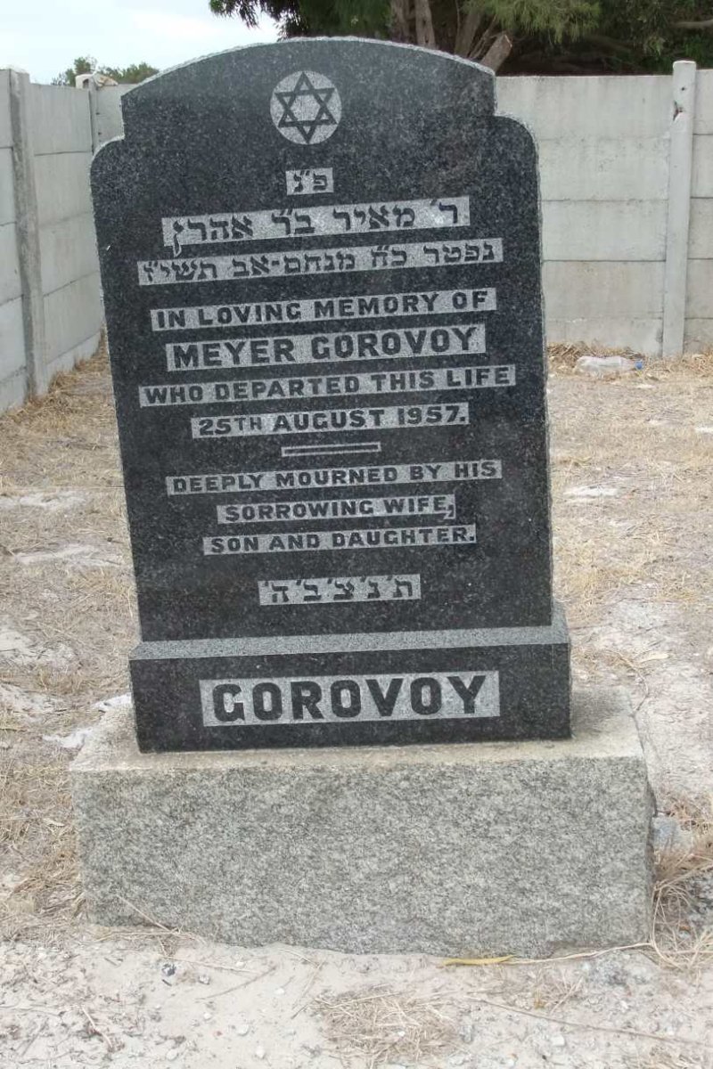 GOROVOY Meyer -1957