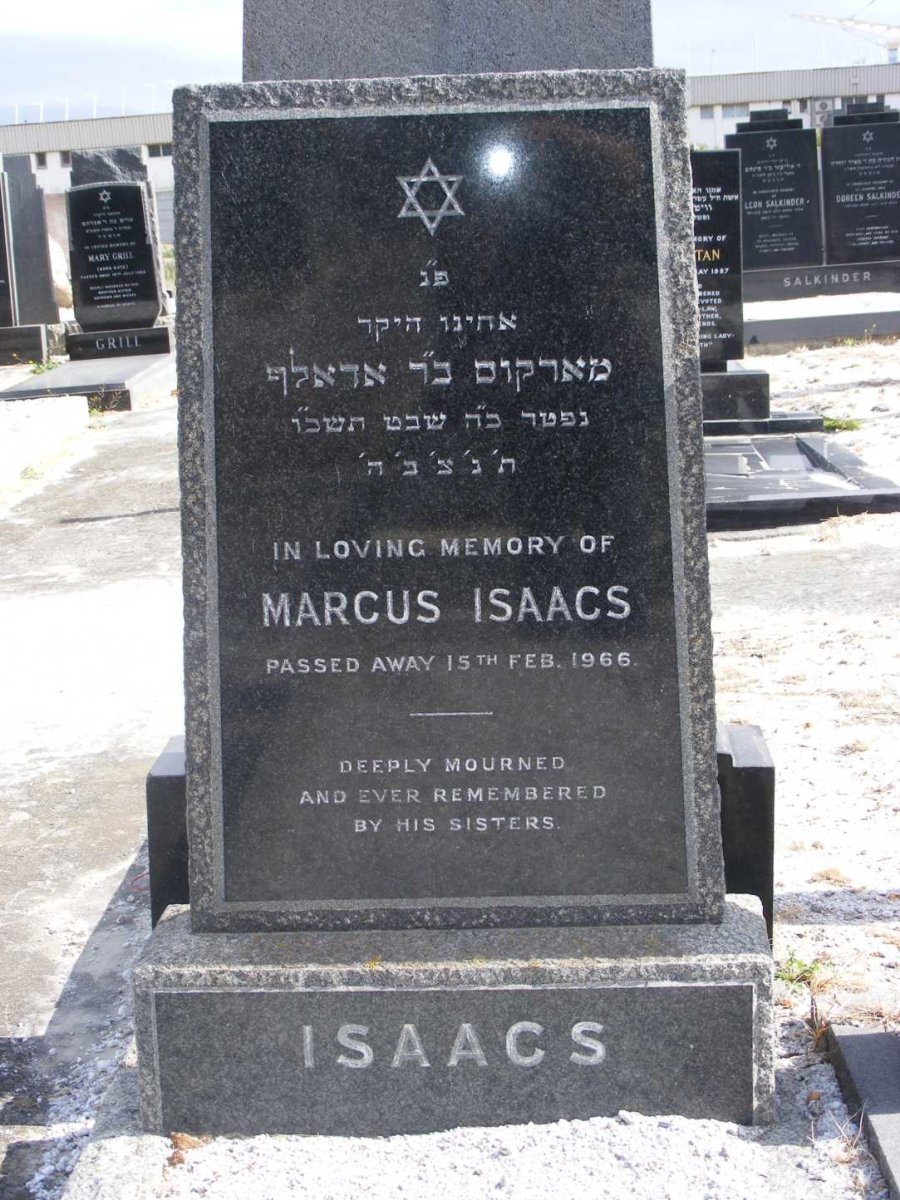 ISAACS Marcus -1966