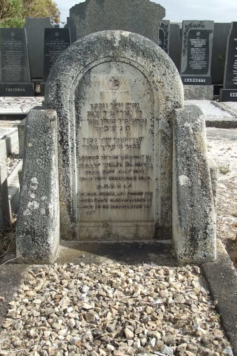 JONGH Phillip Wolfe, de 1857-19?9