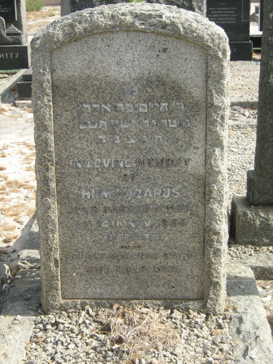 LAZARUS Hiim -195?
