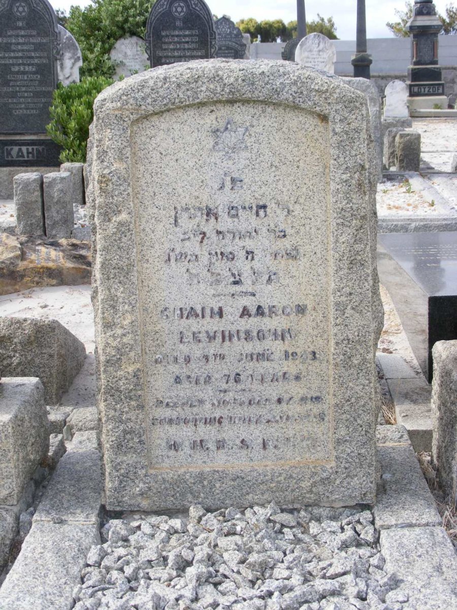 LEWINSOHN Chain Aaron -1943