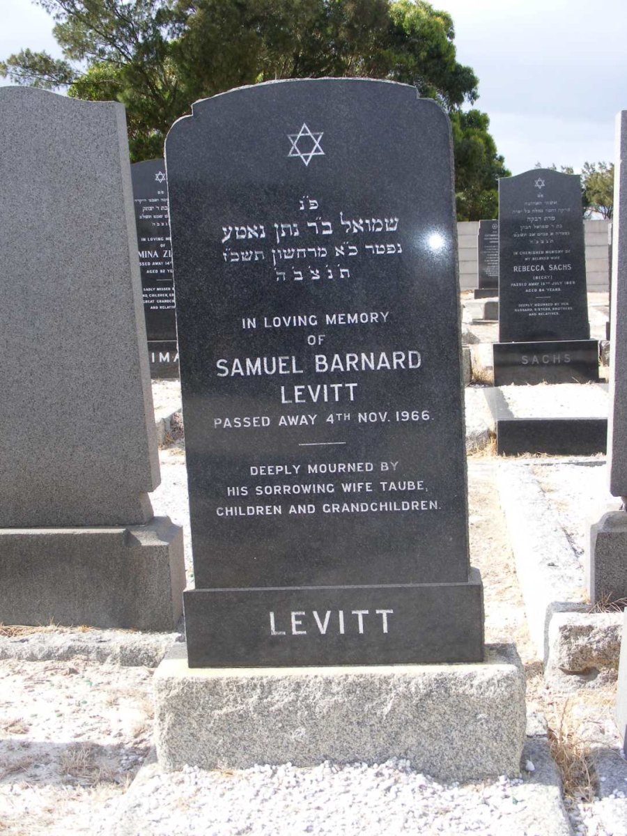 LEVITT Samuel Barnard -1966