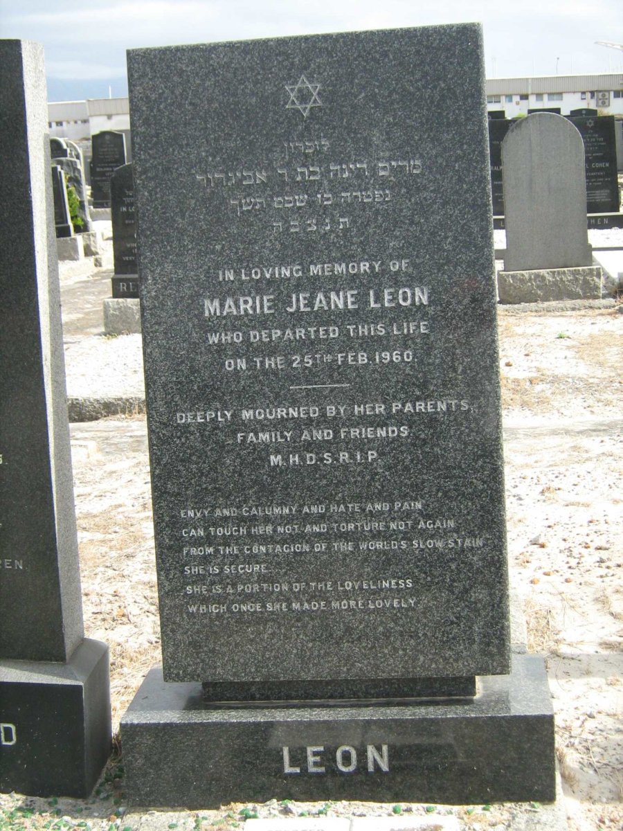 LEON Marie Jeane -1960