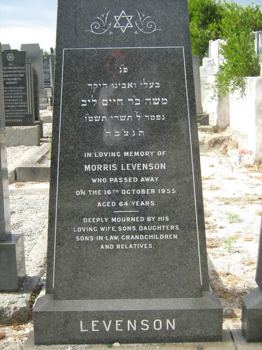 LEVENSON Morris -1955